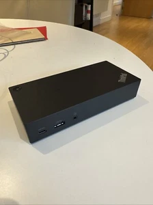 Lenovo ThinkPad 40A9 DK1633 USB-C Docking Station No Power Supply - Picture 1 of 3