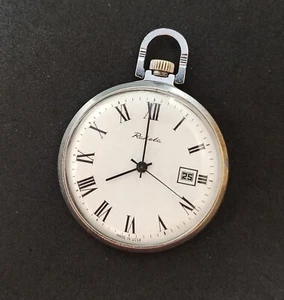 Orologio da tasca vintage Raketa meccanico sovietico URSS - Foto 1 di 12