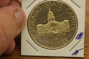 MEDALLA DE ALUMINIO COLORADO STATE CAPITOL 1963  - Imagen 1 de 2