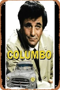 Columbo Poster Framed Art Print Metal Tin Sign Vintage Man Cave Wall Decor - Picture 1 of 3