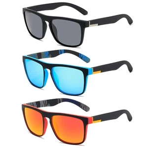 Polarized Sunglasses UV400 Anti Glare Night Driving Classic Retro Vintag Glasses - Picture 1 of 26