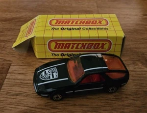 Matchbox MB59 Porsche 928 Black *Original Box* Doors Open - Mint - Picture 1 of 8