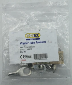 Tañas de cobre Engex CT10M10 orificio de 10 mm para paquete de 10 cables de 10,0 mm - nuevas - Imagen 1 de 3
