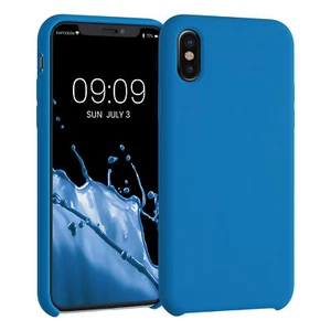 Silicone Case for Apple iPhone X - TPU Rubberized Cover - Picture 1 of 6