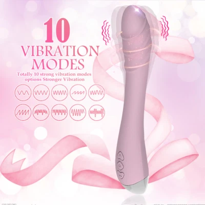 Vibrador Bala Consolador Punto G Masajeador de Clítoris Juguete Sexual 10 Velocidades-para Mujeres Parejas Foto 1 de 4