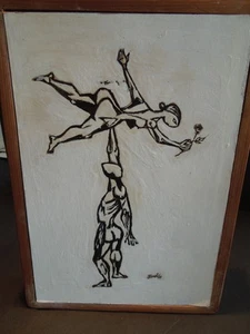 Öl auf Karton Gemälde. Autor: Morris Berd (1949) - Bild 1 von 1