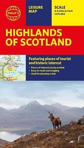 Philip's Highlands of Scotland: Leisure and Tourist Map by Philip's Maps (Englis