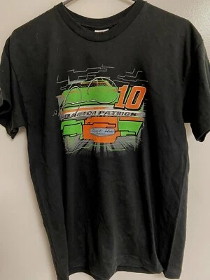 Danica Patrick #10 Nascar Youth 2 Sided T-Shirt Black  Stewart Haas Medium - Image 1 of 4
