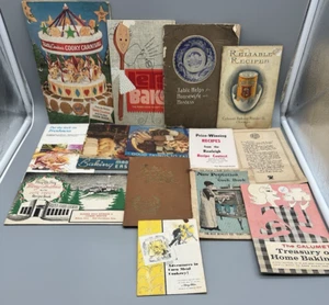 Lot of 14 Vintage Recipe Booklets Betty Crocker Occident Calumet KC Baking MORE! - Picture 1 of 5