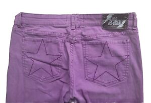 Abbey Dawn By Avril Lavigne Y2K Vintage Girls Rock Star Pants Purple Skinny Fit