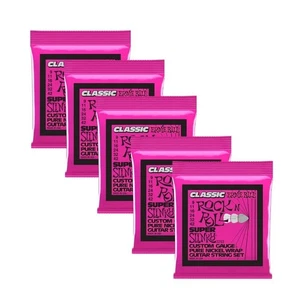 5 SETS Ernie Ball Electric Guitar Strings ROCK N' ROLL 9-42 SUPER Slinky 2253 - Picture 1 of 8