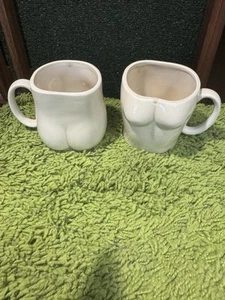Vintage Ceramic Boob Breast Butt 70s Novelty cup Coffee Mug planter Japan - Picture 1 of 21