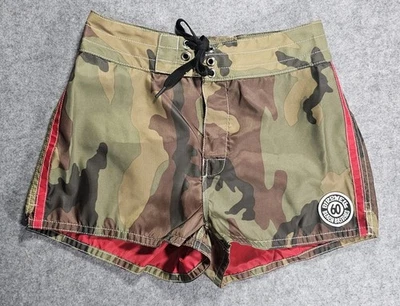 Birdwell Beach Britches Para Mujer Talla 4 Nuevo Con Etiquetas Camuflaje Rojo 60 Aniversario Limitado  Foto 1 de 4