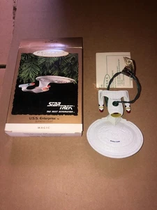 Hallmark Andenken Ornament Star Trek Uss Enterprise Magic Blinklicht 1993 - Bild 1 von 6