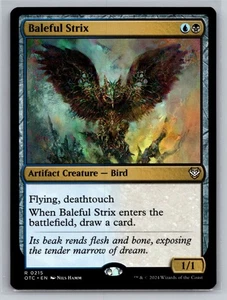 Baleful Strix R Commander: Outlaws of Thunder Junction 215 NM - Picture 1 of 2