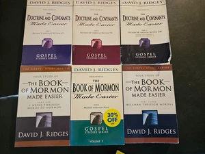 David J. Ridges, Lot 3 Doctrine & Covenants + 3 Book of Mormon Sets Made Easier - Picture 1 of 11