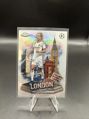 Luka Modric 2023-24 Topps Chrome London Calling Silver Refractor #LC-11 - Image 1 of 2