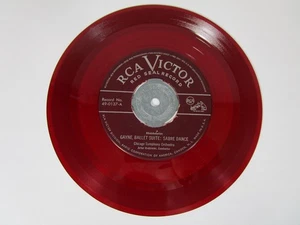Chicago Symphony Orch Gayne Ballet Suite Sabre Dance 1949 7" Single Red Seal 45 - Picture 1 of 4