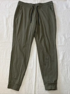 American Giant Jogger Jogginghose Herren Gr. M olivgrün Trainingshose Taschen - Bild 1 von 7