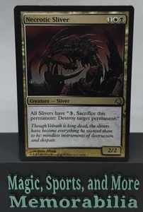 MTG Necrotic Sliver Foil Premium Deck Series: Slivers Magic The Gathering LP - Picture 1 of 2
