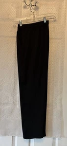 Kensie Women's Solid Black Pants Elastic Waist Medium M Soft EUC - Picture 1 of 7