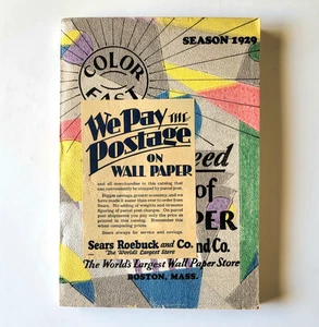 1929 Wallpaper Sample Catalog/Book 95 Pages-Issued by Sears, Roebuck VG+ Cond - Picture 1 of 16