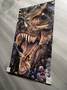 Jurassic Park: Il Mondo Perduto Poster Raro Enorme 72" x 40" T Rex 1997 - Foto 1 di 5