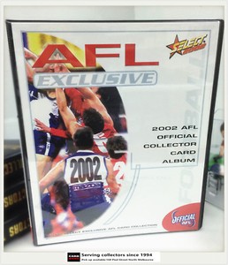 AFL TRADING CARD OFFICIAL ALBUM--2002 Select AFL Exclusive Card Album-Rare