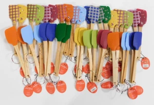 (Lot of 40) New Opalhouse (Target) Silicone Spatulas with Rubberwood Handles - Picture 1 of 5