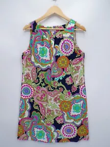 Vestido recto Jude Connally sin mangas estampado medallón cachemir talla grande - Imagen 1 de 4
