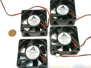 4 pieces Computer case 2Pin 6025 DC Fan 12V 6cm 60x60x25mm Motor Cooling C38 - Picture 1 of 2