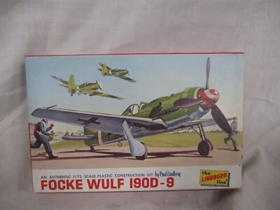 Lindberg #433-39 Focke Wulf 190D-9 Sealed Model Kit - Image 1 of 4