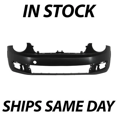 NEW Primered - Front Bumper Cover Fascia for 2012-2016 Volkswagen Beetle 12-16 - Image 1 of 4
