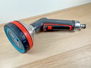 GARDENA 18317 PREMIUM Metal Water Gun Multi Sprayer - 5 Spray Patterns in 1 Head - Picture 1 of 4