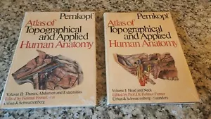 PERNKOPF ATLAS Of TOPOGRAPHICAL & APPLIED HUMAN ANATOMY Vol 1&2 *SEALED* RARE - Picture 1 of 17