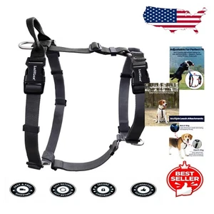 Lightweight Walker’s Dream: Adjustable No Pull Dog Harness with Neck Buckle, L - Picture 1 of 10