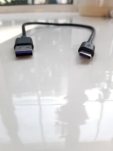 Short Fast Charging Cable – Purple Inside, Quick Data Transfer - Picture 1 of 3