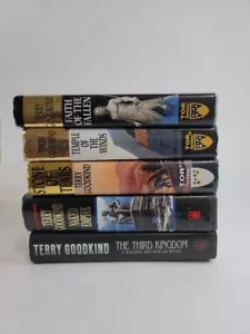 5 Hardcover Books Terry Goodkind 1st Edition-Sword Of Truth & Richard & Kahlan - Foto 1 di 9