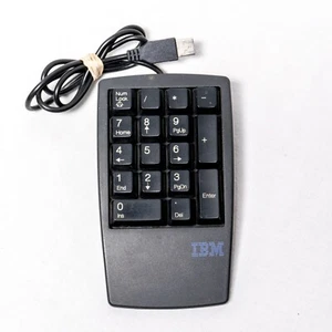 ⭐ IBM USB Numeric External Number KeyPad KU-9880 09N5548 - TESTED ⭐ - Photo 1/5