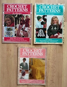 3 Herrschners Crochet Patterns Magazine ~ July/Aug, Sept/Oct & Nov 1988 ~ PB G - Imagen 1 de 4