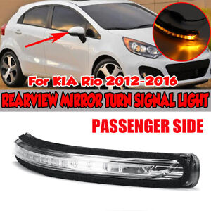 Passenger Side LED Side Mirror Turn Signal Lamp For KIA Rio 12-16 #876241W000