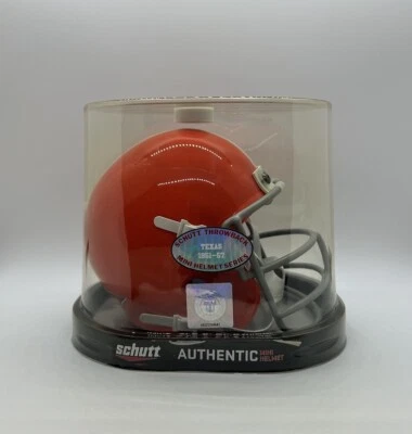 Texas Longhorns 1951-57 NCAA Throwback Schutt Mini Helmet! - Image 1 of 4