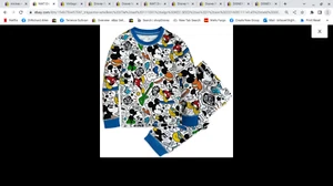 Size 5 Mickey Mouse Pajama Set NWT Disney - Picture 1 of 1