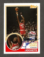 2005-06 Topps All-Time Fan Favorites Major Jones Autograph Houston Rockets