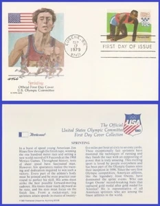 USA5 #UX80 U/A FLEETWOOD FDC Olympic Games - Imagen 1 de 1