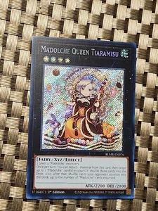 Yugioh Madolche Queen Tiaramisu BLMR-EN076 Secret Rare 1st Ed NM - Picture 1 of 3