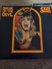 Ozzy Osbourne Speak Of  The Devil 2 LP Vinyl VG  1982 Original ZX2 38350 Sabbath