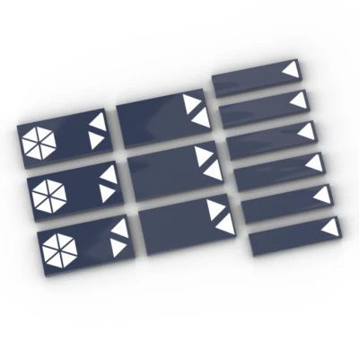 Upgrade-Kit (bedruckte Teile) für LEGO® Star Wars 8086 Droid Tri-Fighter™