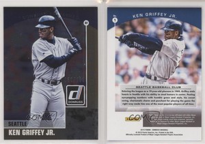 2015 Panini Donruss Preferred Club Level Gold /299 Ken Griffey Jr #1 HOF