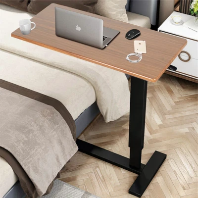 Mobiler Betttisch Pflegetisch Krankentisch Sofatisch Höhenverstellbar mit Rollen - Bild 1 von 4